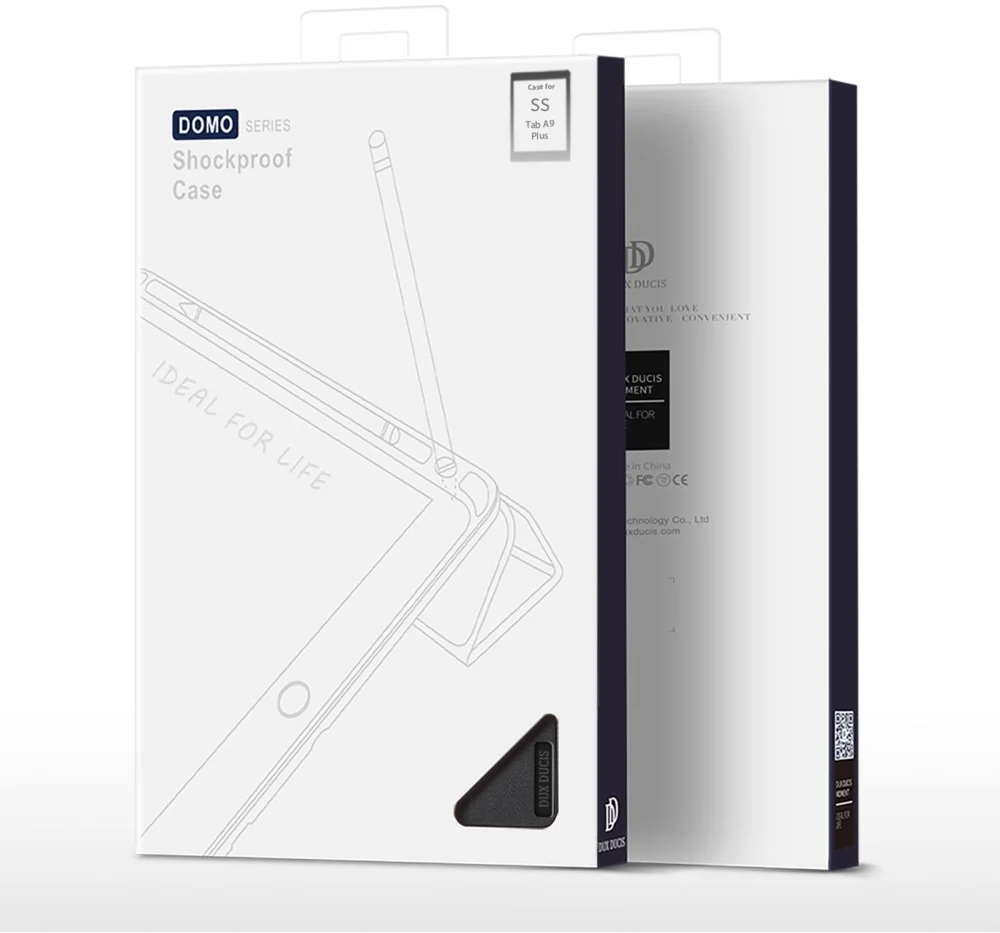 Dux Ducis Domo Samsung Galaxy Tab A11 Plus / Tab A9 Plus Hoes Book Case Zwart afbeelding 12