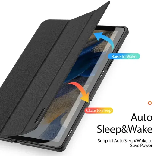 Dux Ducis Domo Samsung Galaxy Tab A11 Plus / Tab A9 Plus Hoes Book Case Zwart afbeelding 4