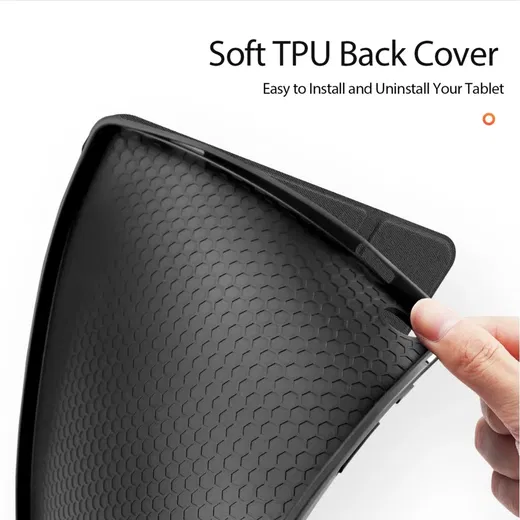 Dux Ducis Domo Samsung Galaxy Tab A11 Plus / Tab A9 Plus Hoes Book Case Zwart afbeelding 7