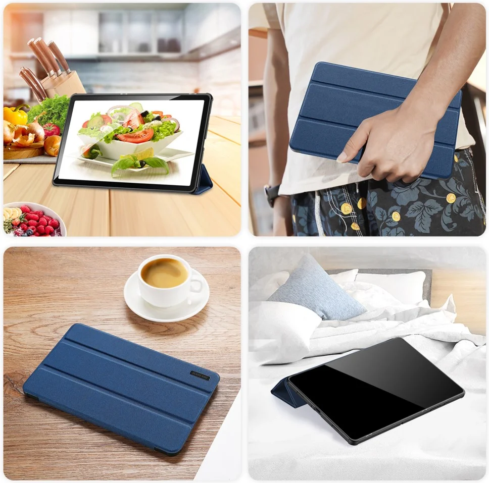 Dux Ducis Domo Samsung Galaxy Tab A11 Plus / Tab A9 Plus Hoes Book Case Blauw afbeelding 11