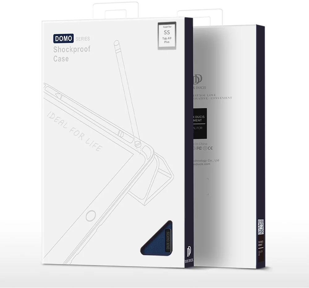 Dux Ducis Domo Samsung Galaxy Tab A11 Plus / Tab A9 Plus Hoes Book Case Blauw afbeelding 12