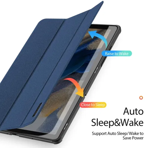 Dux Ducis Domo Samsung Galaxy Tab A11 Plus / Tab A9 Plus Hoes Book Case Blauw afbeelding 4