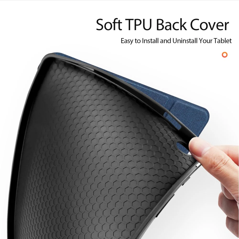 Dux Ducis Domo Samsung Galaxy Tab A11 Plus / Tab A9 Plus Hoes Book Case Blauw afbeelding 7