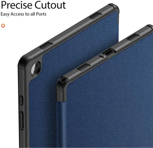 Dux Ducis Domo Samsung Galaxy Tab A11 Plus / Tab A9 Plus Hoes Book Case Blauw afbeelding 9