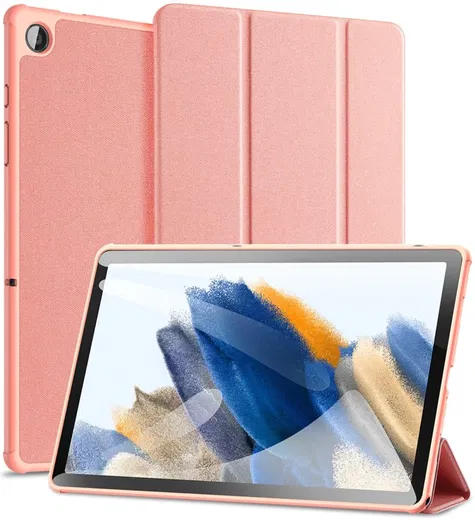 Dux Ducis Domo Samsung Galaxy Tab A11 Plus / Tab A9 Plus Book Case Roze afbeelding 1