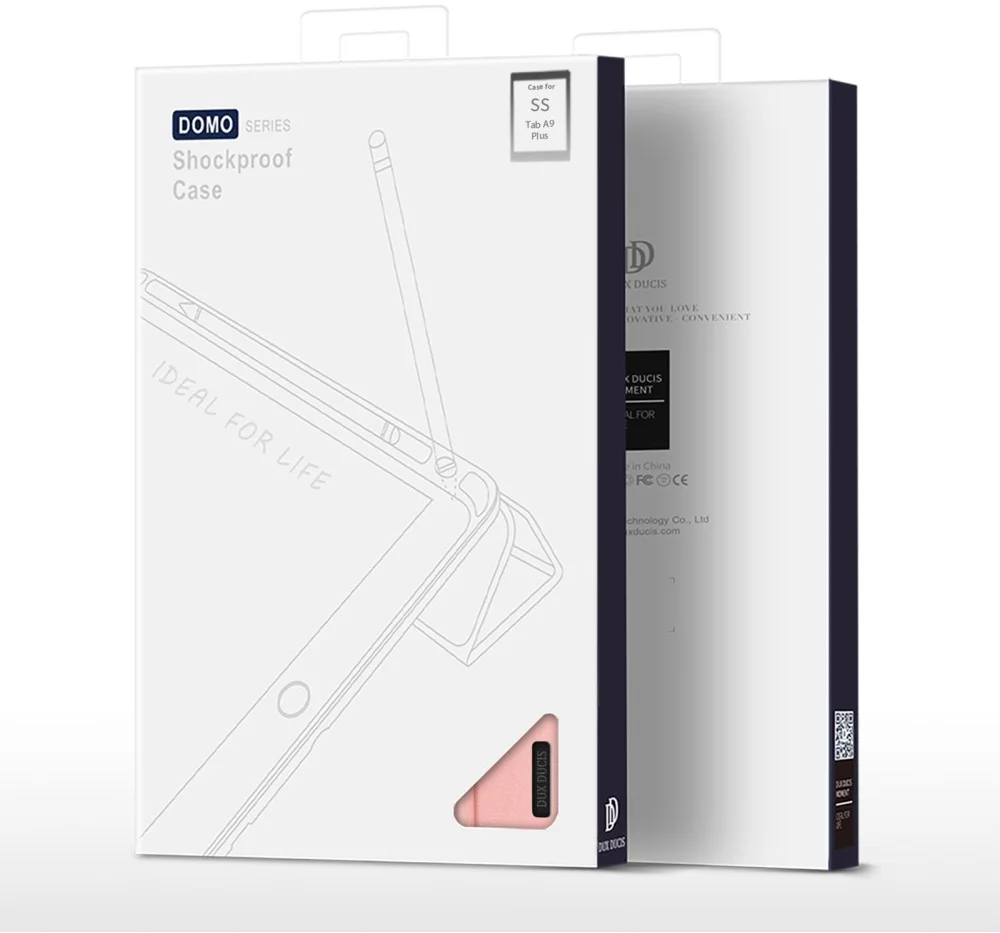 Dux Ducis Domo Samsung Galaxy Tab A11 Plus / Tab A9 Plus Book Case Roze afbeelding 12