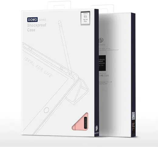 Dux Ducis Domo Samsung Galaxy Tab A11 Plus / Tab A9 Plus Book Case Roze afbeelding 12