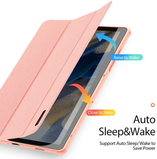 Dux Ducis Domo Samsung Galaxy Tab A11 Plus / Tab A9 Plus Book Case Roze afbeelding 4