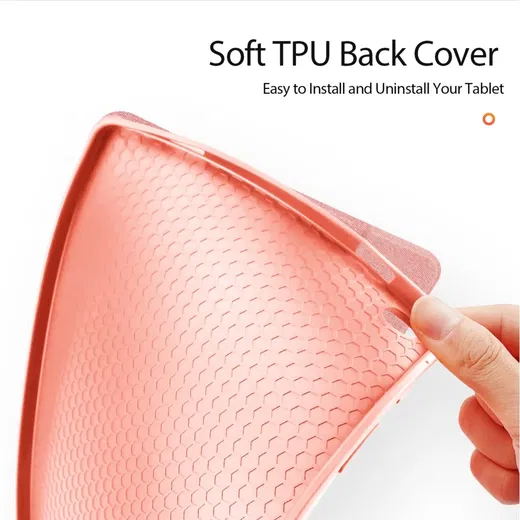 Dux Ducis Domo Samsung Galaxy Tab A11 Plus / Tab A9 Plus Book Case Roze afbeelding 7