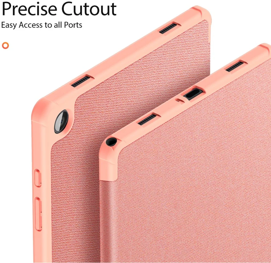 Dux Ducis Domo Samsung Galaxy Tab A11 Plus / Tab A9 Plus Book Case Roze afbeelding 9