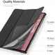 Dux Ducis Domo Lenovo Tab P12 Hoes Tri-Fold Book Case Zwart afbeelding 9