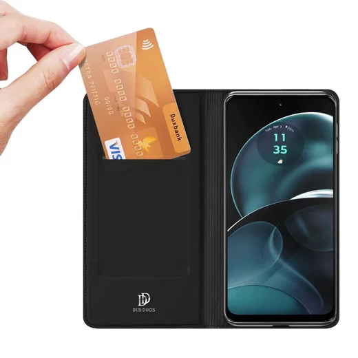 Dux Ducis Skin Pro Motorola Moto G14 Hoesje Portemonnee Zwart afbeelding 2