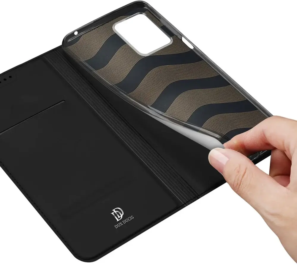 Dux Ducis Skin Pro Motorola Moto G14 Hoesje Portemonnee Zwart afbeelding 7