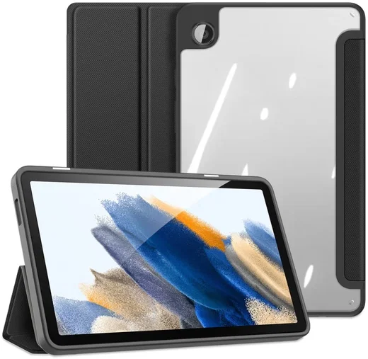 Dux Ducis Toby Samsung Galaxy Tab A9 Hoes Tri-Fold Book Case Zwart afbeelding 8