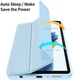 Dux Ducis Toby Samsung Galaxy Tab A9 Hoes Tri-Fold Book Case Blauw afbeelding 4