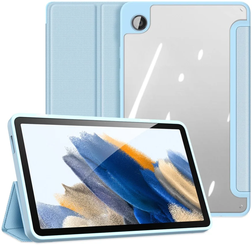 Dux Ducis Toby Samsung Galaxy Tab A9 Hoes Tri-Fold Book Case Blauw afbeelding 8