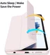 Dux Ducis Toby Samsung Galaxy Tab A9 Hoes Tri-Fold Book Case Roze afbeelding 4
