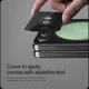 Nillkin Samsung Galaxy Z Flip 5 Camera Protector Tempered Glass Zwart afbeelding 3