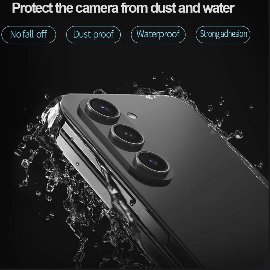 Nillkin Samsung Galaxy Z Fold 5 Camera Protector Tempered Glass Zwart afbeelding 6