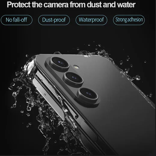 Nillkin Samsung Galaxy Z Fold 5 Camera Protector Tempered Glass Zwart afbeelding 6