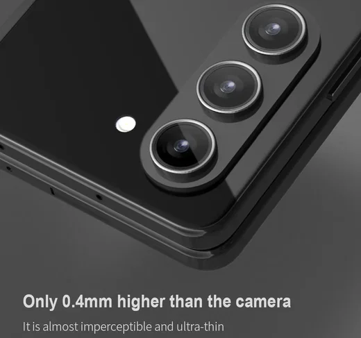 Nillkin Samsung Galaxy Z Fold 5 Camera Protector Tempered Glass Zwart afbeelding 8