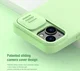 Nillkin Apple iPhone 15 Hoesje MagSafe Siliconen Camera Slider Groen afbeelding 5
