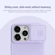 Nillkin Siliconen iPhone 15 Pro Hoesje MagSafe Camera Slider Zwart afbeelding 3