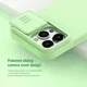 Nillkin Siliconen iPhone 15 Pro Hoesje MagSafe Camera Slider Blue afbeelding 5