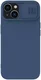 Nillkin iPhone 15 Plus Hoesje MagSafe Siliconen Camera Slider Blauw afbeelding 1