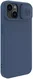 Nillkin iPhone 15 Plus Hoesje MagSafe Siliconen Camera Slider Blauw afbeelding 2