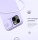 Nillkin iPhone 15 Plus Hoesje MagSafe Siliconen Camera Slider Blauw afbeelding 6
