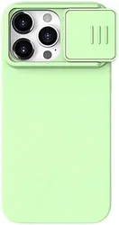 Nillkin iPhone 15 Pro Max Hoesje MagSafe Camera Slider Mint Groen afbeelding