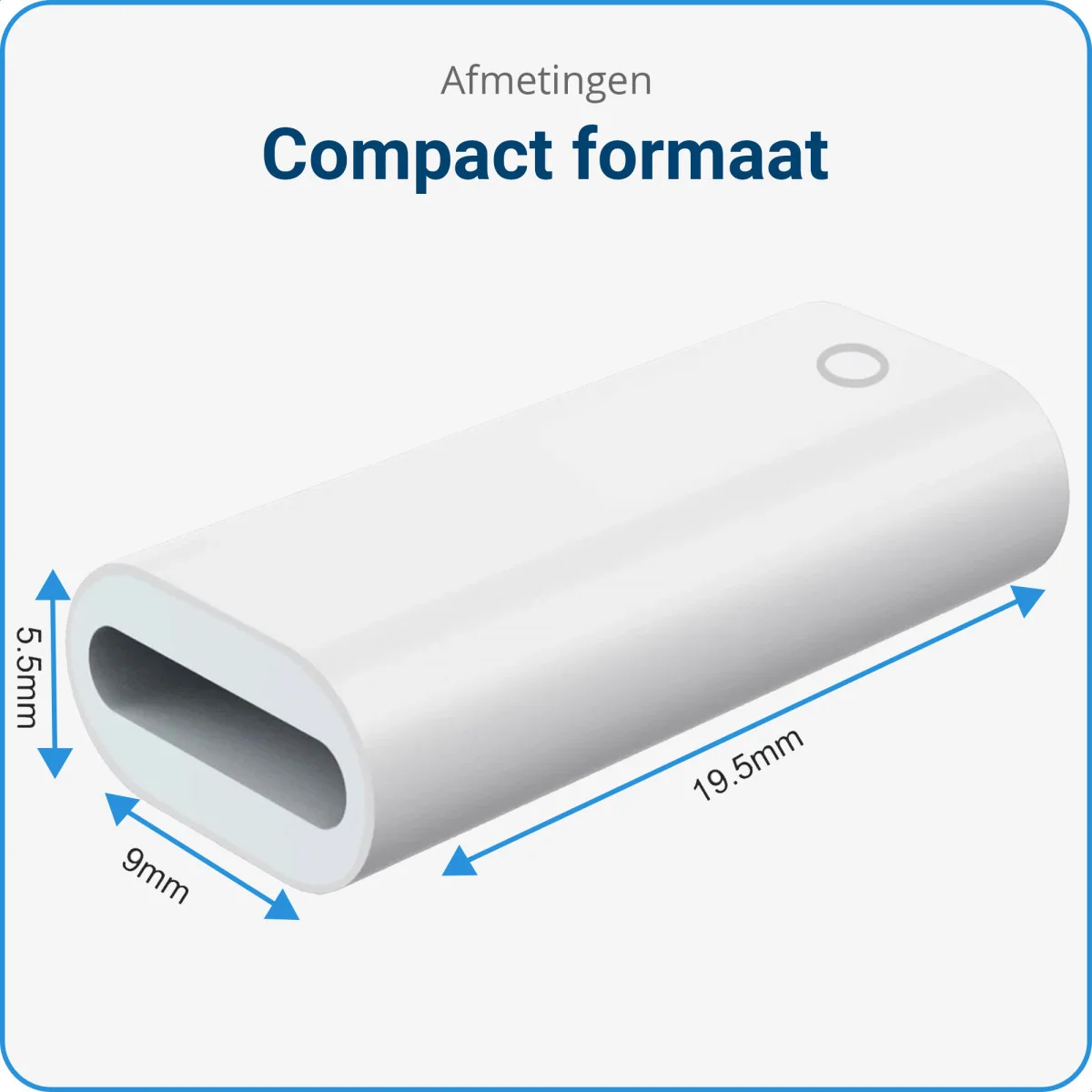 Adapter geschikt voor Apple Pencil (1e generatie) Wit afbeelding 3