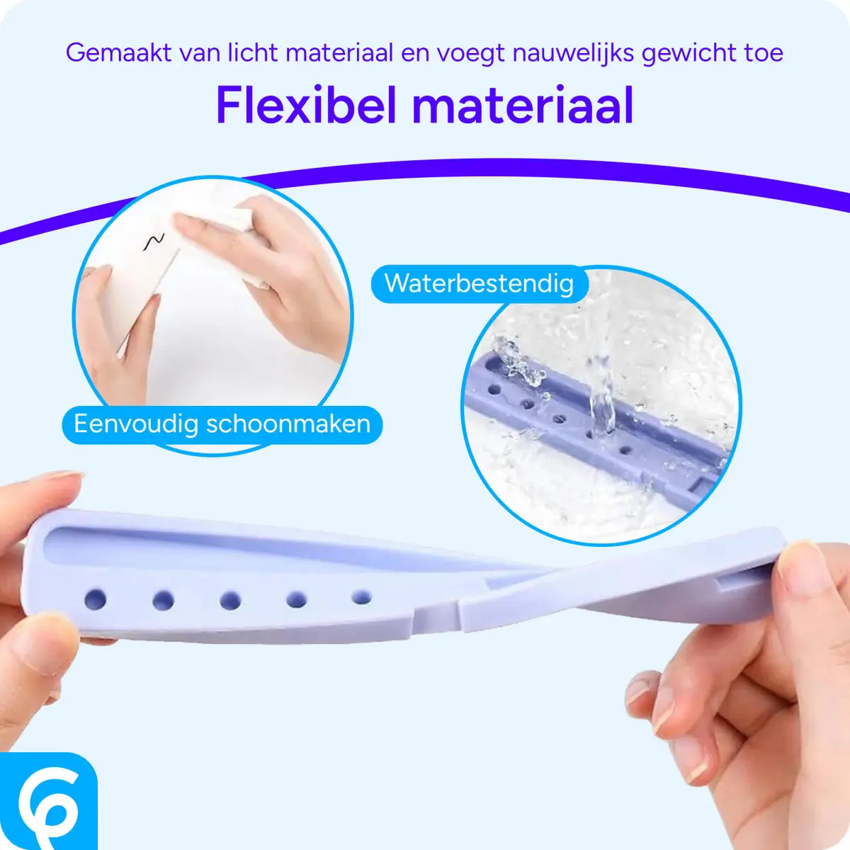 Penhouder voor Apple Pencil (1e & 2e Gen) Buddi Wave en Buddi Flow (2) Paars afbeelding 2