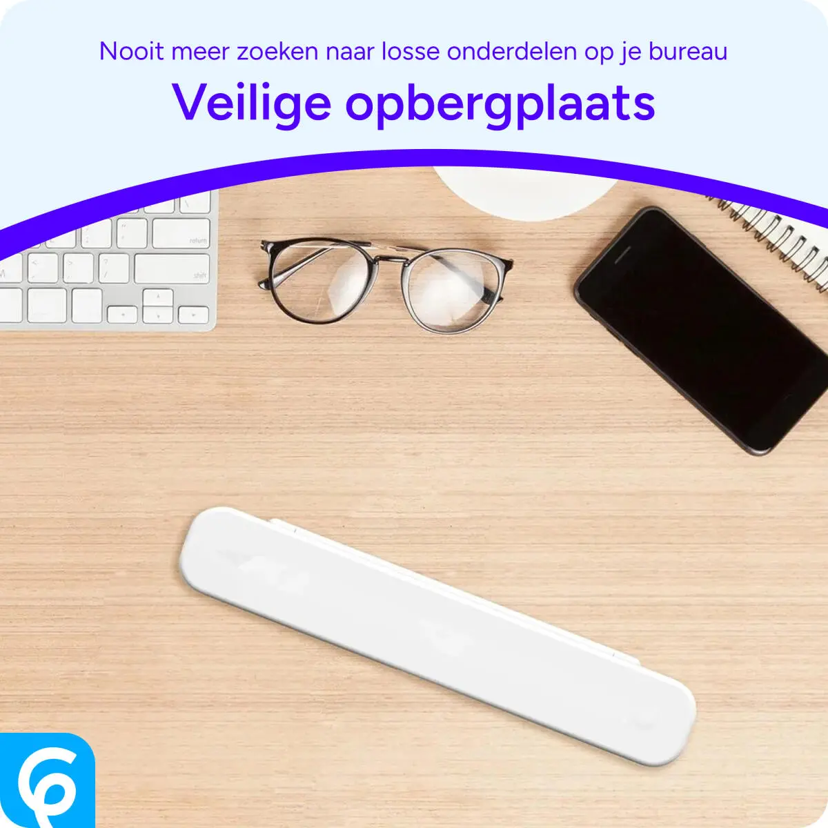 Penhouder voor Apple Pencil (1e & 2e Gen) Buddi Wave en Buddi Flow (2) Paars afbeelding 4