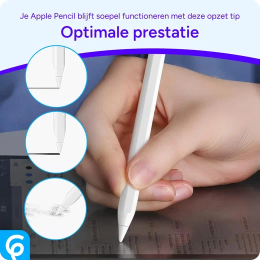 Replacement Tips voor Apple Pencil 1 / 2 Wit 3 Stuks | gsmpunt