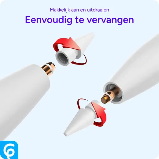 Replacement Tips voor Apple Pencil 1 / 2 Wit 3 Stuks | gsmpunt
