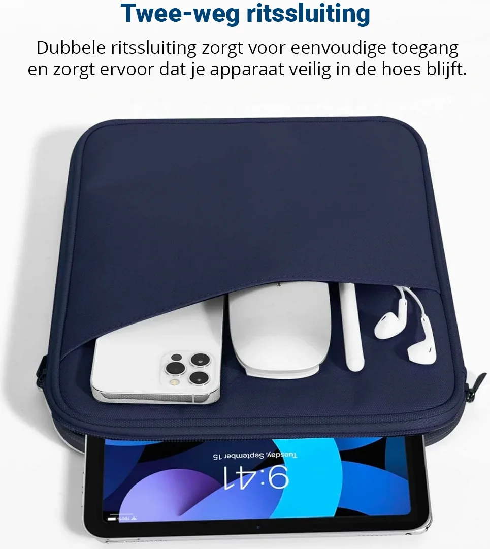 Universele Bescherm Hoes - iPad / Tablet Tas - Sleeve tot 11 Inch afbeelding 5