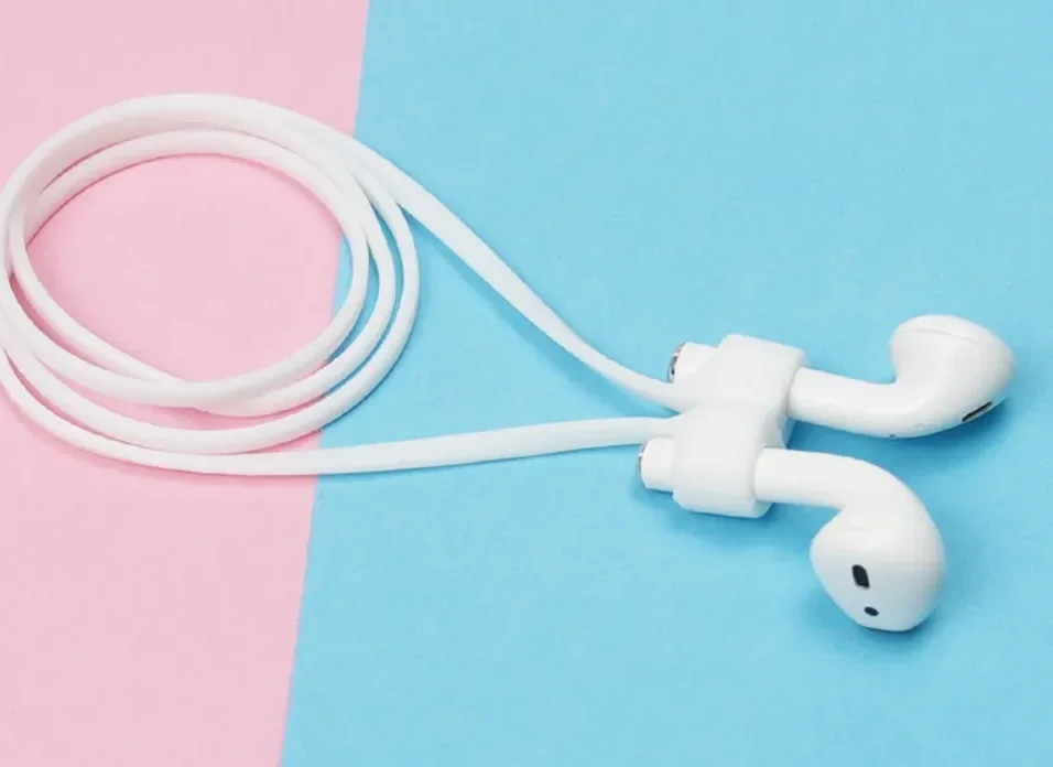 Magnetisch Oordopjes Koord - Siliconen Strap AirPods/AirPods Pro Wit afbeelding 8