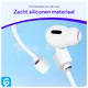 Magnetisch Oordopjes Koord - Siliconen Strap AirPods/AirPods Pro Wit afbeelding 5
