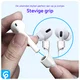 Magnetisch Oordopjes Koord - Siliconen Strap AirPods/AirPods Pro Wit afbeelding 3