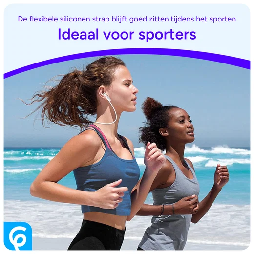 Magnetisch Oordopjes Koord - Siliconen Strap AirPods/AirPods Pro Wit afbeelding 4