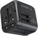 Choetech PD30W USB-C Universele Reislader Wereldstekker Zwart afbeelding 4
