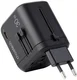 Choetech PD30W USB-C Universele Reislader Wereldstekker Zwart afbeelding 1