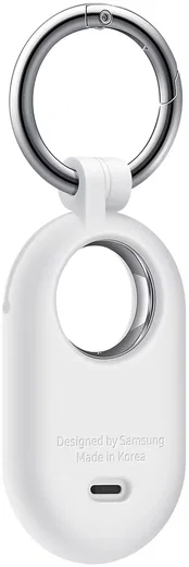 Origineel Samsung Galaxy SmartTag 2 Hoesje Siliconen Case Wit afbeelding 3