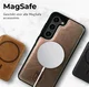 Rosso Elite Samsung Galaxy S23 Hoesje MagSafe Book Case Bruin afbeelding 5