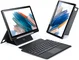 Dux Ducis Samsung Galaxy Tab A8 Hoes Bluetooth Toetsenbord Zwart afbeelding 1