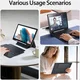 Dux Ducis Samsung Galaxy Tab A8 Hoes Bluetooth Toetsenbord Zwart afbeelding 6
