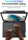 Dux Ducis Samsung Galaxy Tab A8 Hoes Bluetooth Toetsenbord Zwart afbeelding 8