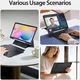 Dux Ducis Samsung Galaxy Tab S6 Lite Hoes Bluetooth Toetsenbord Zwart afbeelding 6